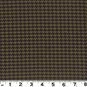 Roth and Tompkins D2123 HOUNDSTOOTH Fabric in BLACK